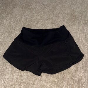 lululemon athletica Black Women's High-Waist Athletic Shorts
